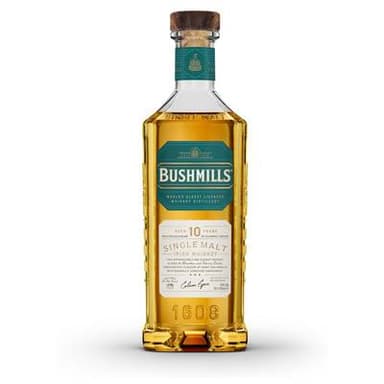 Bushmills Whisky irlandais single malt 10 ans d'âge, 70cl