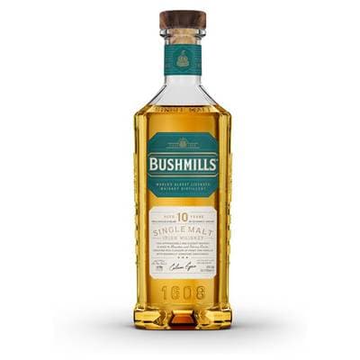 Bushmills Whisky irlandais single malt 10 ans d'âge, 70cl