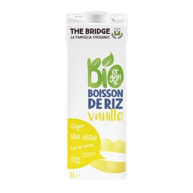 The Bridge Boisson de riz vanille bio, 1L