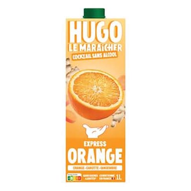 Hugo Le Maraicher Cocktail Express Orange sans alcool, 1L