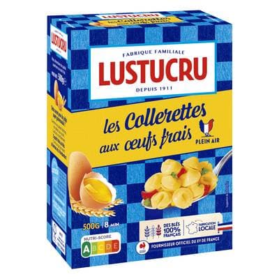 Lustucru Pâtes Collerettes aux Oeufs Frais, 500g