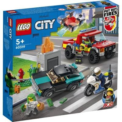 5702017161037 - LEGO® City - 60319- Le sauvetage des pompiers et la course-poursuite de la police
