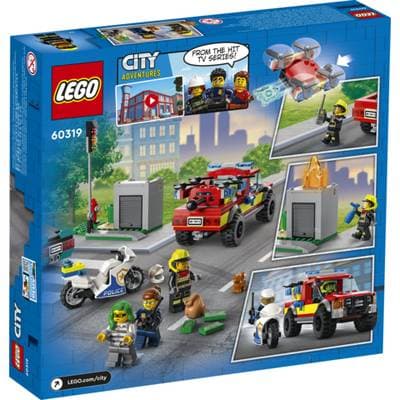 5702017161037 - LEGO® City - 60319- Le sauvetage des pompiers et la course-poursuite de la police