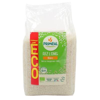 Priméal Riz long blanc bio, Format Economique, 2KG