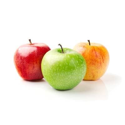 Pomme Granny, Golden et Gala, Barquette de 3 fruits