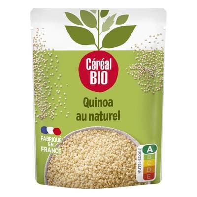 Céréal Bio Quinoa au naturel Vegan Bio en sachet micro-ondable, 220g