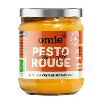 Omie Sauce pesto rouge Tomates Confites Bio, 190g