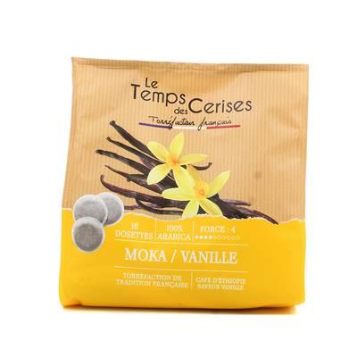 Le Temps des Cerises - Dosette Café saveur Vanille 