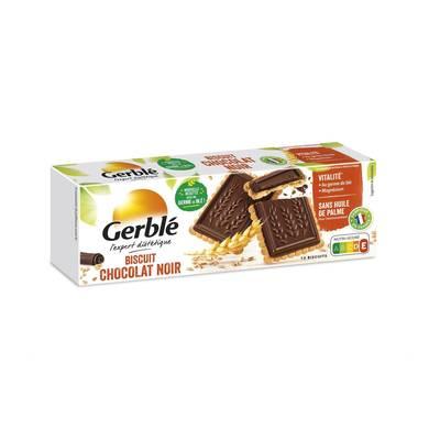 Gerblé Vitalité - 12 Biscuits Chocolat Noir