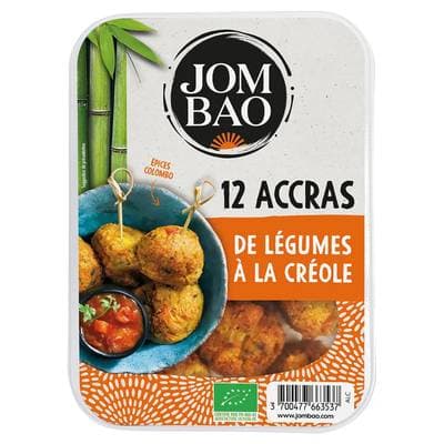 Jom Bao Accras de légumes à la créole bio, 12 pièces - 220g