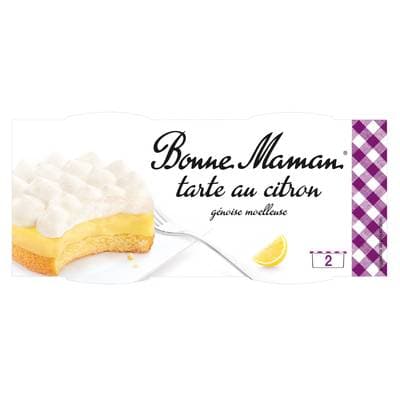 Bonne Maman Tarte au citron meringuée, 2x90g