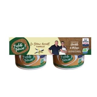 J'achète Fermier Crème Dessert à la Vanille, 4x100g