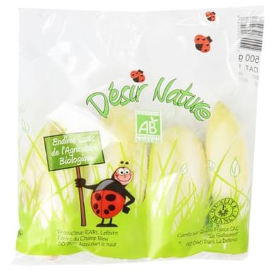 Les Paysans Bio Endive Bio, Sachet de 350g