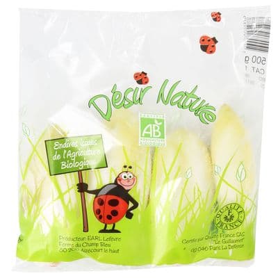 Les Paysans Bio Endive Bio, Sachet de 350g