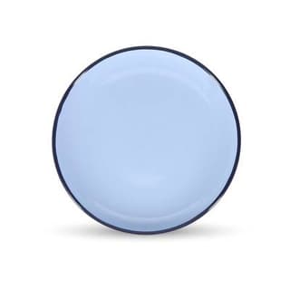 Collection Duo Assiette plate 18xH2,5cm blue Duo, 1 pièce