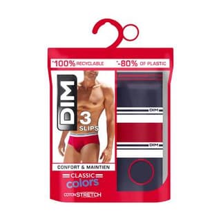 Dim Slip Classic Colors x3, Taille 3
