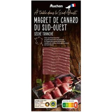 Auchan Terroir Magret de Canard du Sud-Ouest Séché, 70g