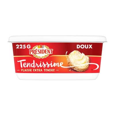 Président Tendrissime Beurrier Doux 70%mg, 225g
