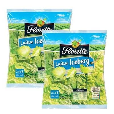 Florette Laitue Iceberg, Lot de 2x300g