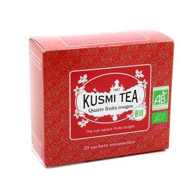 Kusmi Tea Thé Noir Fruits Rouges, 20 sachets