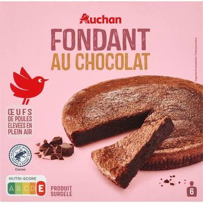 Auchan Fondant au chocolat, 450g