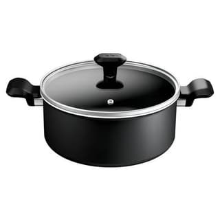 Tefal Faitout 24cm + couvercle alu recycle Noir, 1 pièce