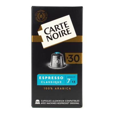 Carte Noire Café Capsules Nespresso Espresso Classique n°7, 30 capsules
