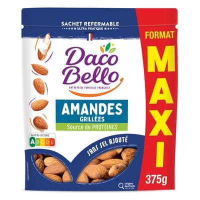 Daco Bello Amandes Grillées Sans Sel Ajouté, 375g