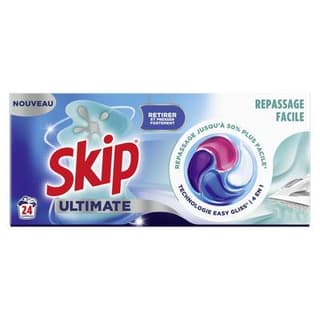 Skip Lessive Capsules Repassage Facile Ultimate, 24 capsules