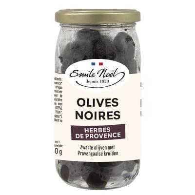 Emile Noël - Olives noires au herbes de Provence, bio