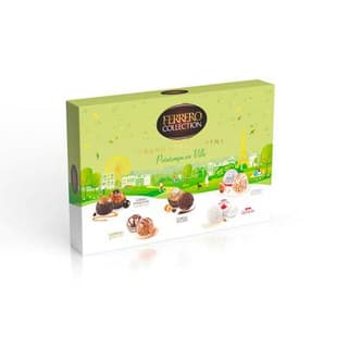 Ferrero Rocher Assortiment de Rochers Chocolats Lait Noix de Coco Amandes Cappuccino Noir et Caramel, 20 bouchées