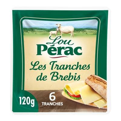 Lou Pérac Fromage de brebis, 120g, 6 tranches