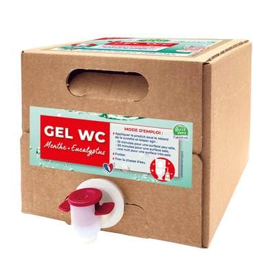 Bulle Verte Gel WC menthe Eucalyptus Ecologique Ecocert, Bidon de 2,8L