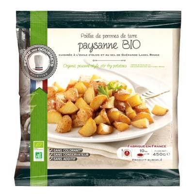 La Ferme Des Gourmets Poêlée de Pommes Paysannes Bio, 450g