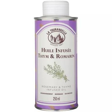 La Tourangelle Huile de Colza Infusée Thym et Romarin, 25cl
