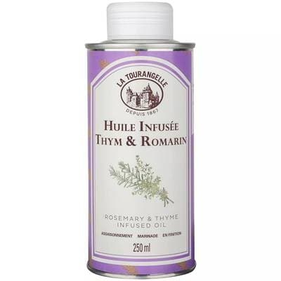 La Tourangelle Huile de Colza Infusée Thym et Romarin, 25cl