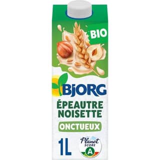 Bjorg Épeautre Noisette Onctueux Boisson Végétale Bio, 1l