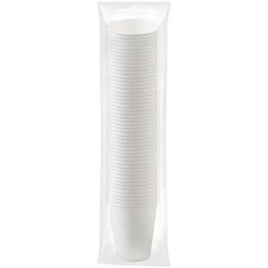 ACTUEL Gobelet carton 25cl blanc, 50 gobelets