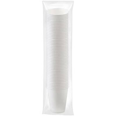 ACTUEL Gobelet carton 25cl blanc, 50 gobelets