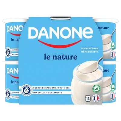 Danone Yaourt nature, 12x125g