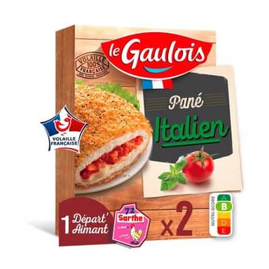 Le Gaulois Panés Italien Tomates Cuisinées, 2x100g