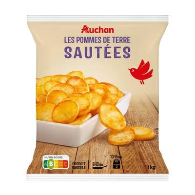 Auchan Pommes de terre sautées, 1Kg