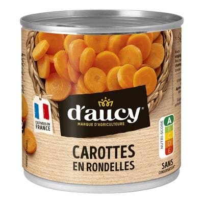 D'aucy Carottes rondes, 220g