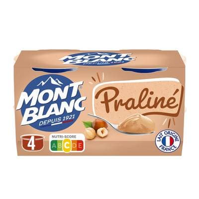 Mont Blanc Mini praliné, 4x125g