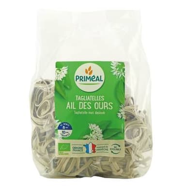 Priméal Tagliatelles bio à l'Ail des Ours, 250g