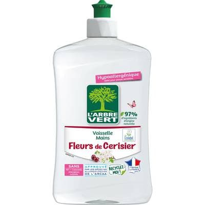 L'arbre Vert Liquide vaisselle Fleur de cerisier, 500ml