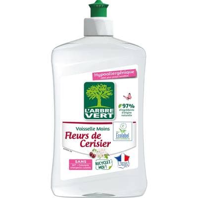 L'arbre Vert Liquide vaisselle Fleur de cerisier, 500ml