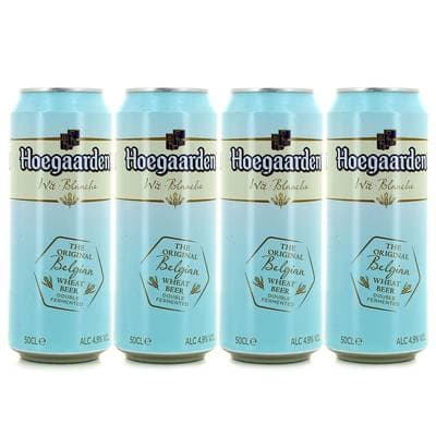 Hoegaarden Bière blanche 4.9°, 4x50cl