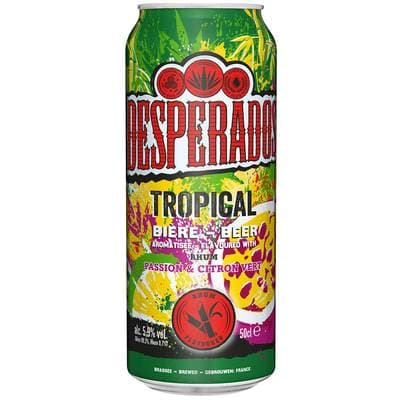 Desperados Bière aromatisée Tropical Rhum Passion 5,9°, 50cl