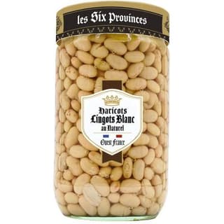 Les Six Provinces Haricots Lingot Blancs au Naturel, 465g